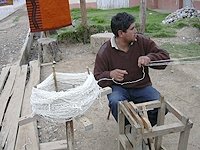 filage de la laine d'alpaca